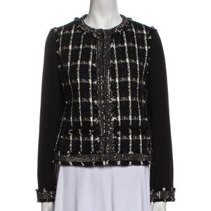 NWT Tory Burch Plaid Evening Jacket